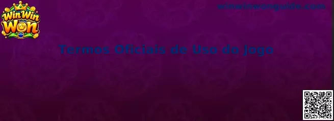 Termos Oficiais de Uso do Jogo Win Win Won