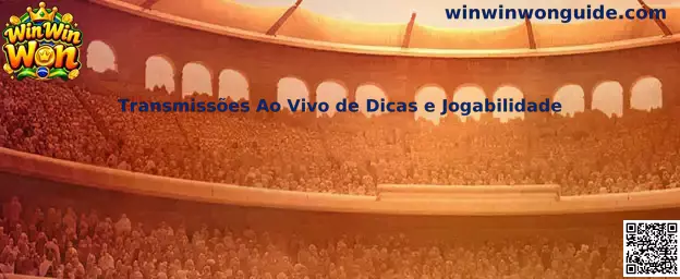Transmissões Ao Vivo de Dicas e Jogabilidade Win Win Won